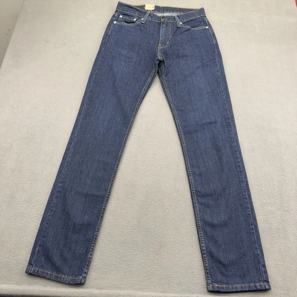 Levis 511 Flex Mens 30x33 Blue Denim Dark Wash Slim Fit Taper Stretch Comfort